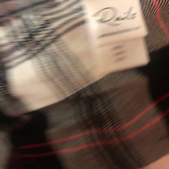 Rails Red Black & White Plaid Flannel Size Small - Picture 3 of 5